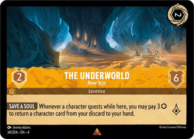 Image for The Underworld - River Styx (Ursula's Return) (34/204) - Disney Lorcana