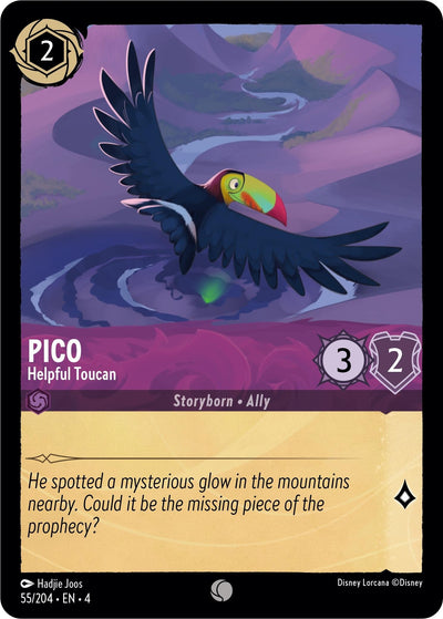 Image for Pico - Helpful Toucan (Ursula's Return) (55/204) - Disney Lorcana