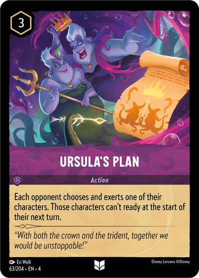 Image for Ursula's Plan (Ursula's Return) (63/204) - Disney Lorcana