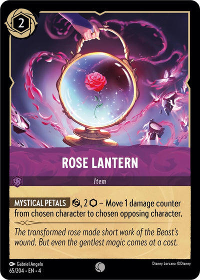 Image for Rose Lantern (Ursula's Return) (65/204) - Disney Lorcana