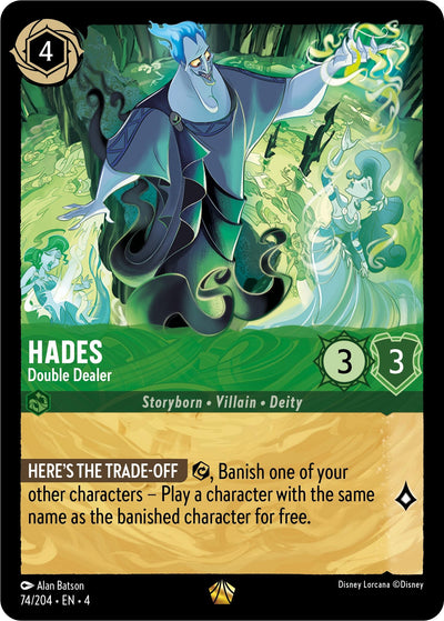 Image for Hades - Double Dealer (Ursula's Return) (74/204) - Disney Lorcana
