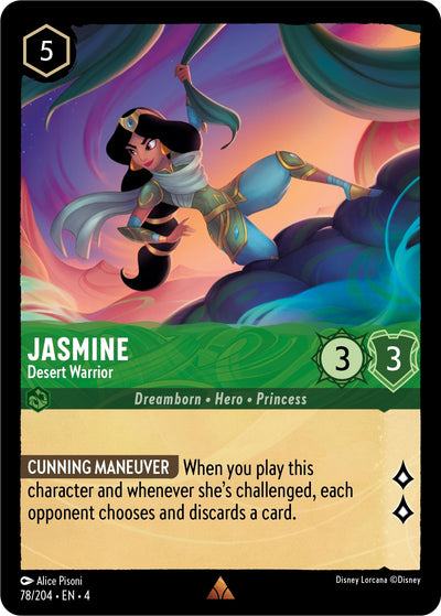 Image for Jasmine - Desert Warrior (Ursula's Return) (78/204) - Disney Lorcana
