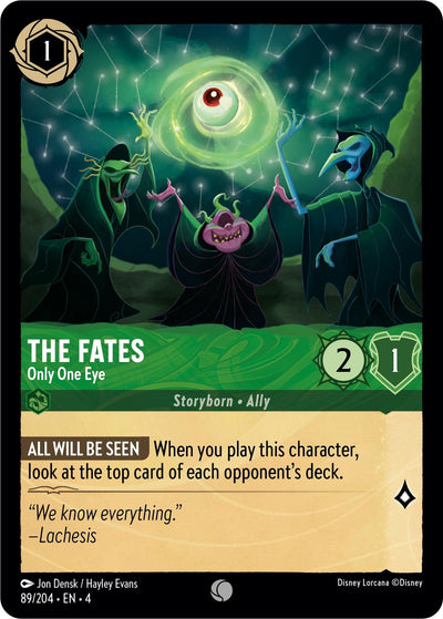 Image for The Fates - Only One Eye (Ursula's Return) (89/204) - Disney Lorcana
