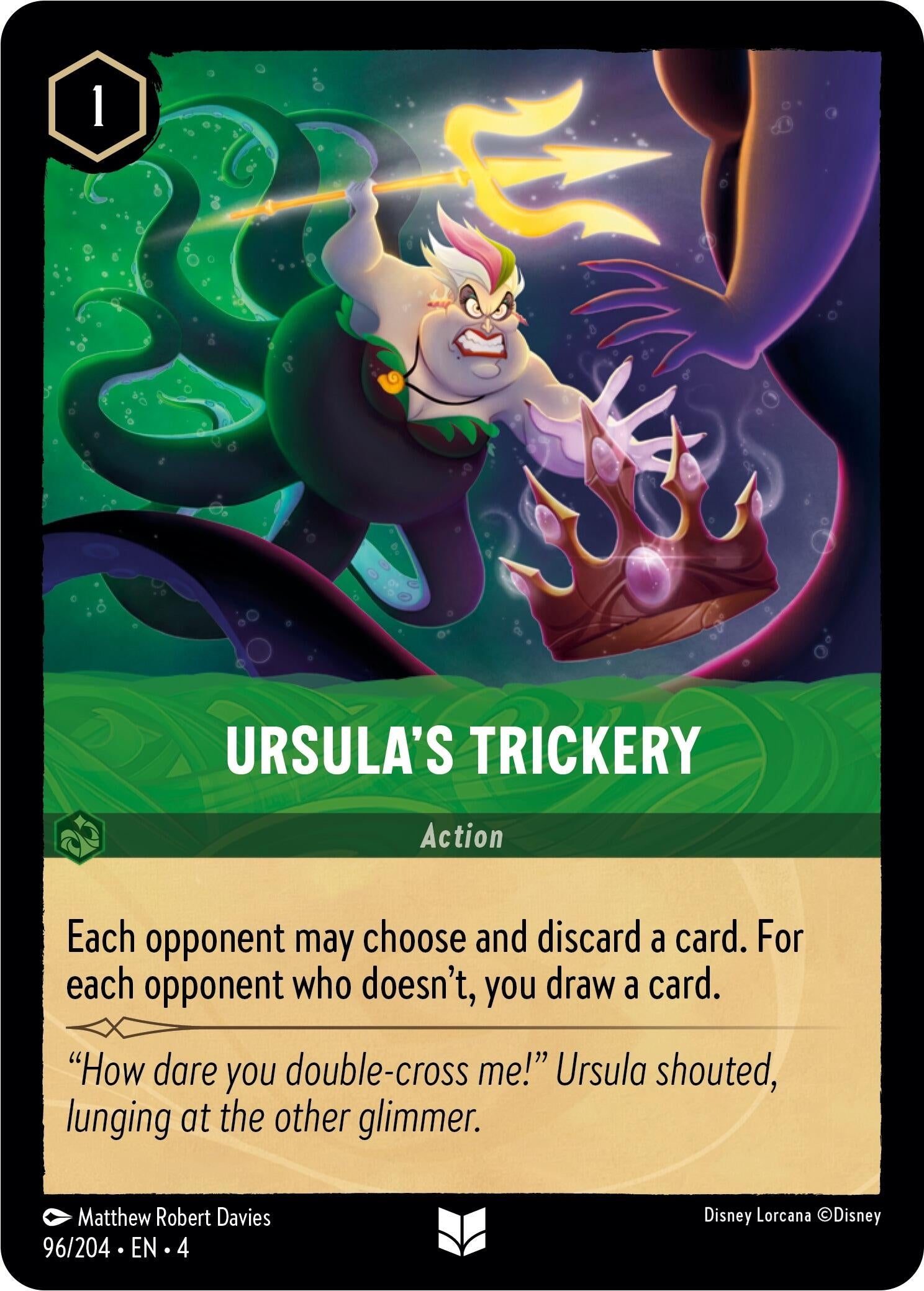 Image for Ursula's Trickery (Ursula's Return) (96/204) - Disney Lorcana