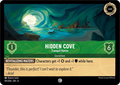 Image for Hidden Cove - Tranquil Haven (Ursula's Return) (101/204) - Disney Lorcana