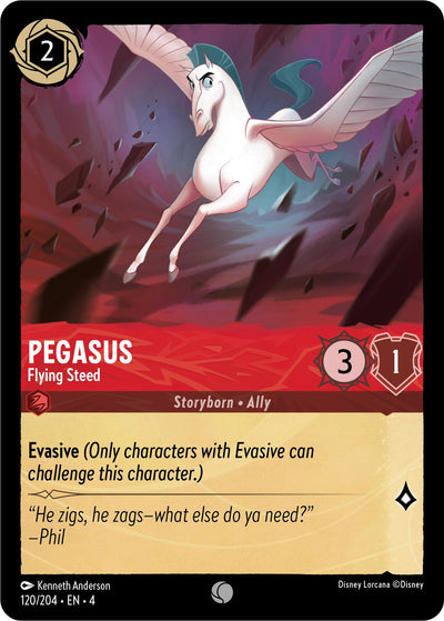Image for Pegasus - Flying Steed (Ursula's Return) (120/204) - Disney Lorcana