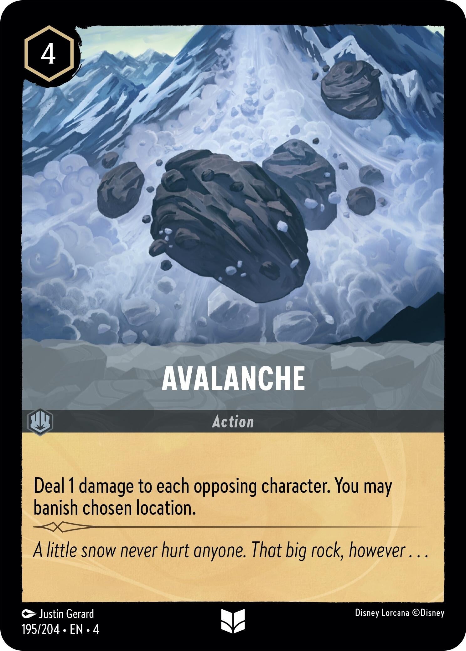 Image for Avalanche (Ursula's Return) (195/204) - Disney Lorcana