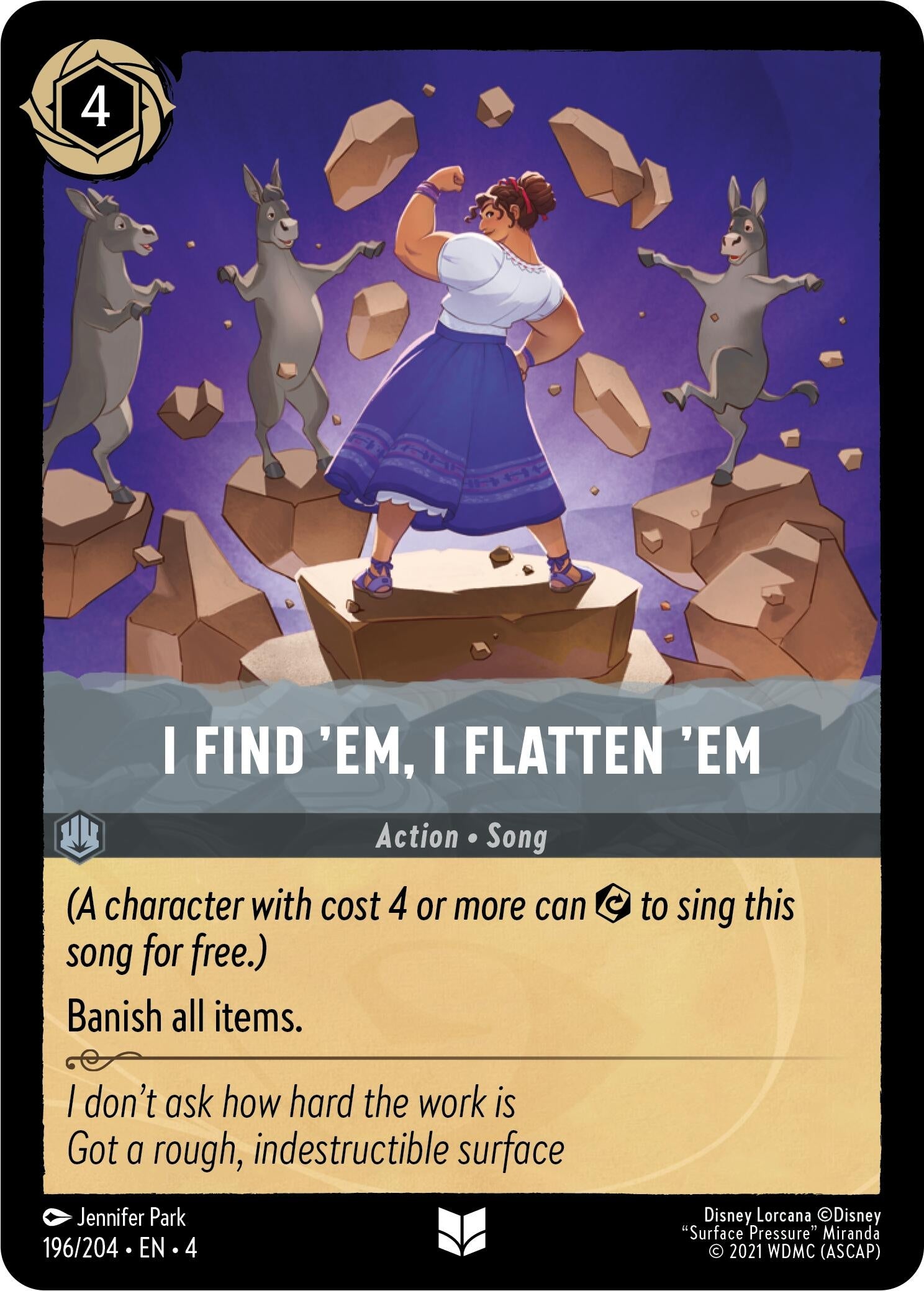Image for I Find 'Em, I Flatten 'Em (Ursula's Return) (196/204) - Disney Lorcana