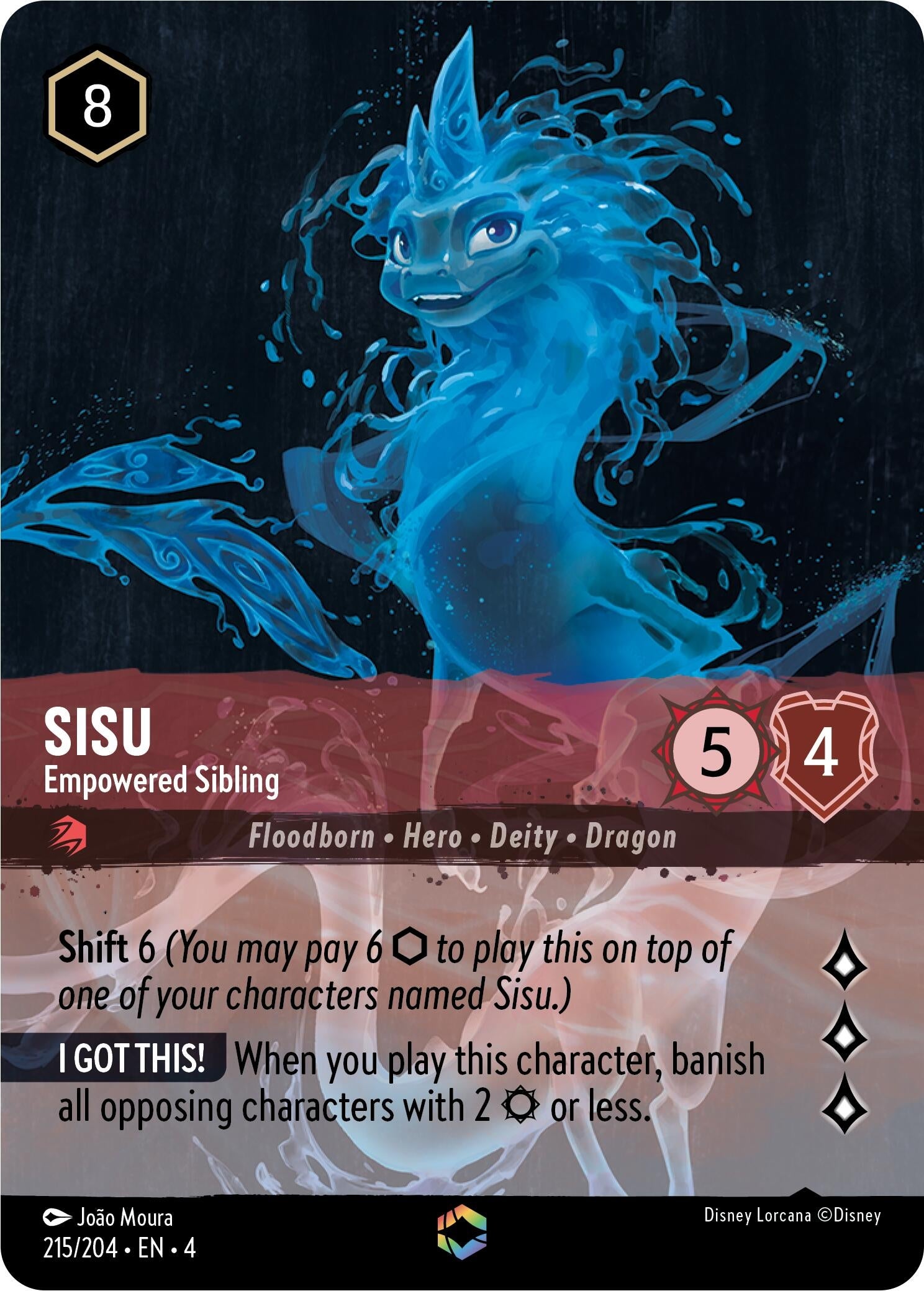 Image for Sisu - Empowered Sibling (Enchanted) (Ursula's Return) (215/204) - Disney Lorcana