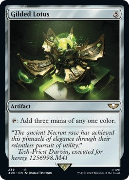 Gilded Lotus (Surge Foil) (Universes Beyond: Warhammer 40,000) (239)