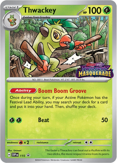 Image for Thwackey - 115 (SV: Scarlet & Violet Promo Cards) (115) - Pokemon