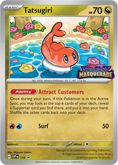 Image for Tatsugiri - 118 (SV: Scarlet & Violet Promo Cards) (118) - Pokemon