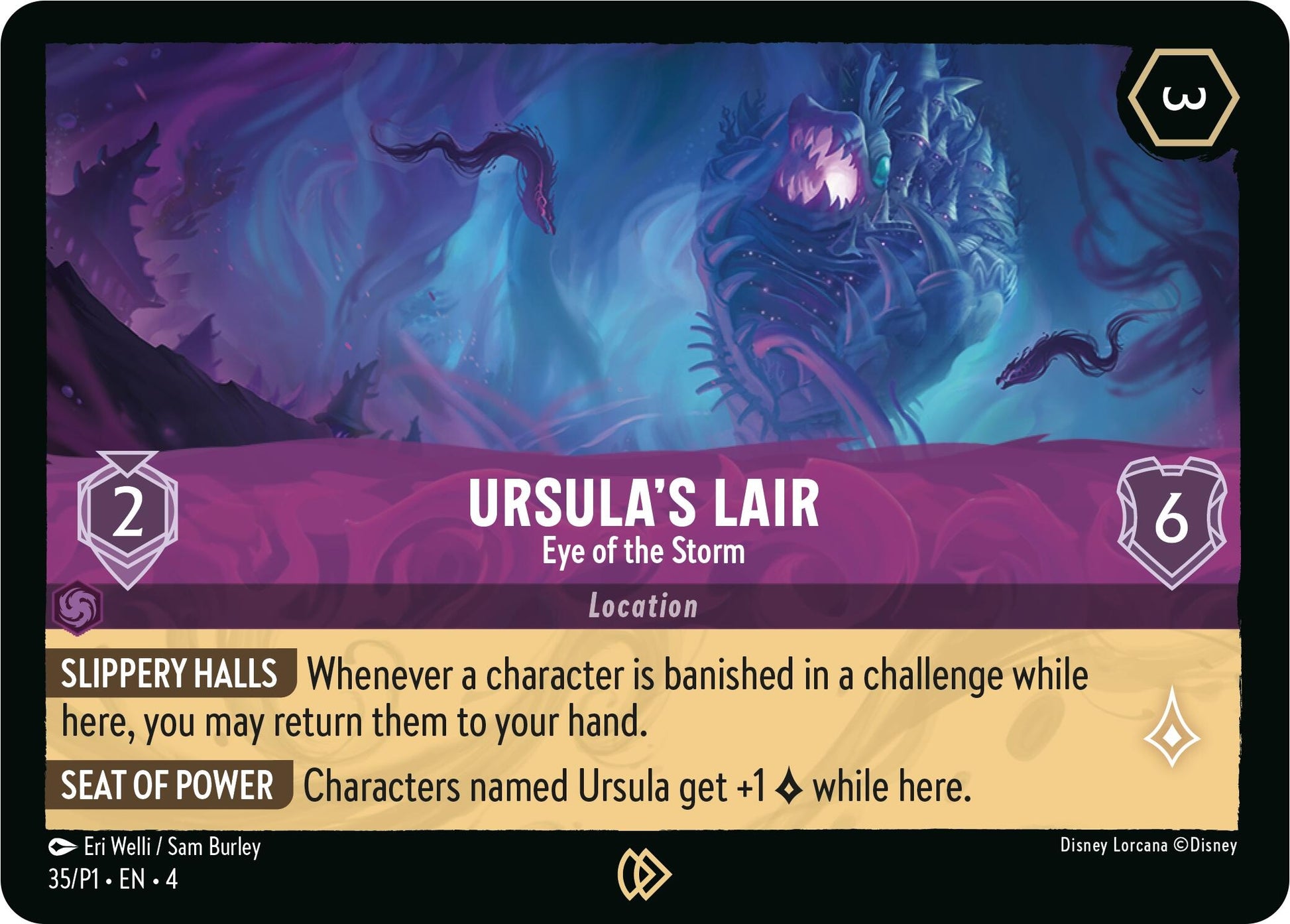 Image for Ursula's Lair - Eye of the Storm (Disney Lorcana Promo Cards) (35) - Disney Lorcana