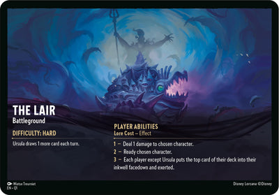 Image for The Lair // Infinite Wrath - Battleground (Oversized) - Disney Lorcana
