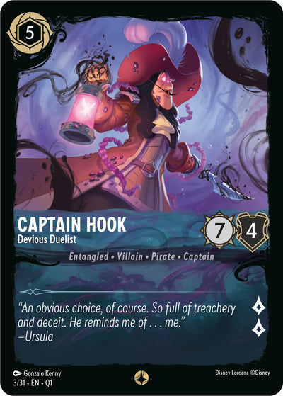 Image for Captain Hook - Devious Duelist - Disney Lorcana