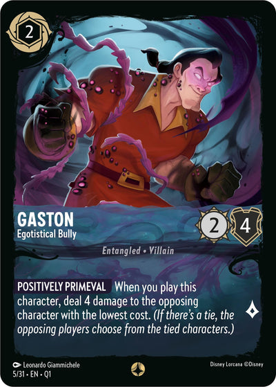 Image for Gaston - Egotistical Bully - Disney Lorcana