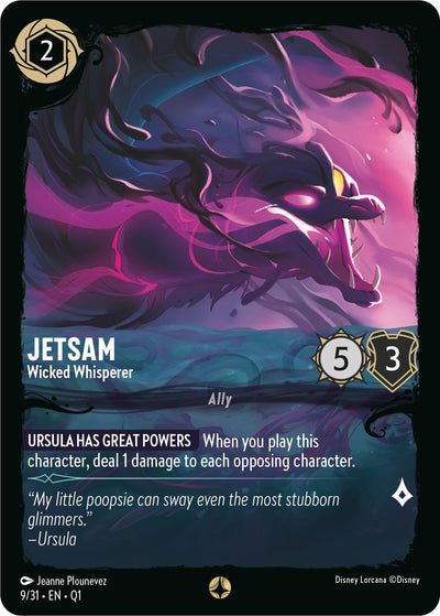 Image for Jetsam - Wicked Whisperer - Disney Lorcana