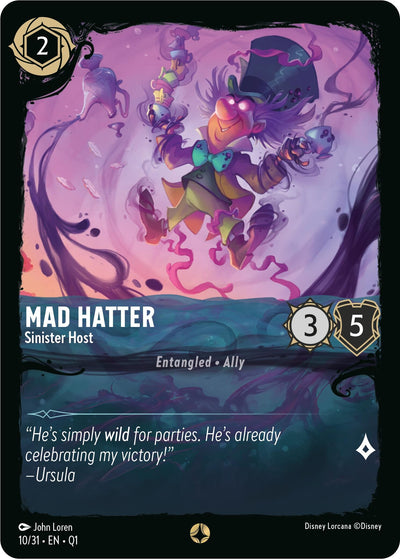Image for Mad Hatter - Sinister Host - Disney Lorcana