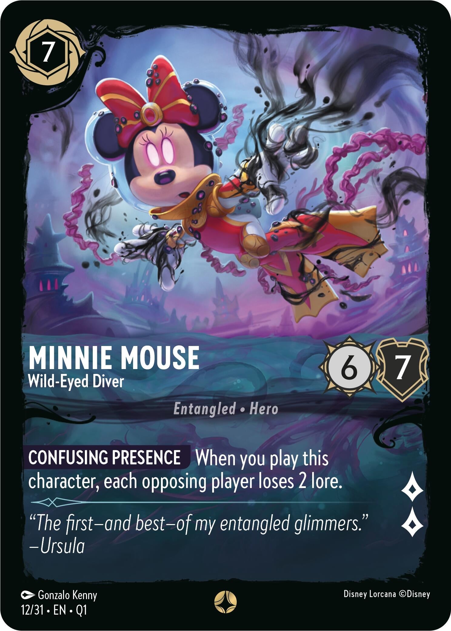 Image for Minnie Mouse - Wild-Eyed Diver - Disney Lorcana