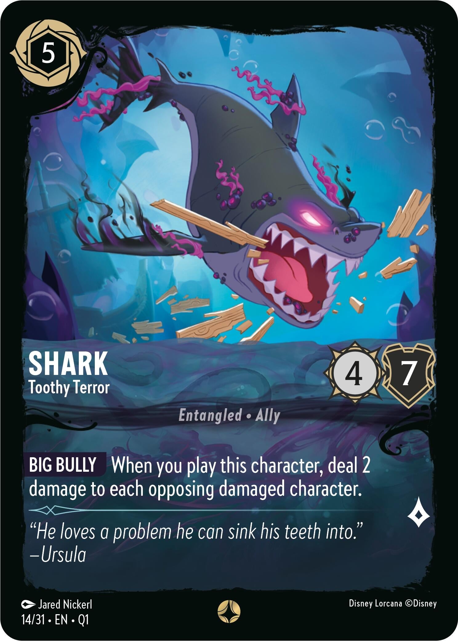 Image for Shark - Toothy Terror - Disney Lorcana