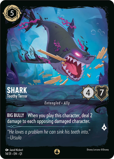 Image for Shark - Toothy Terror - Disney Lorcana