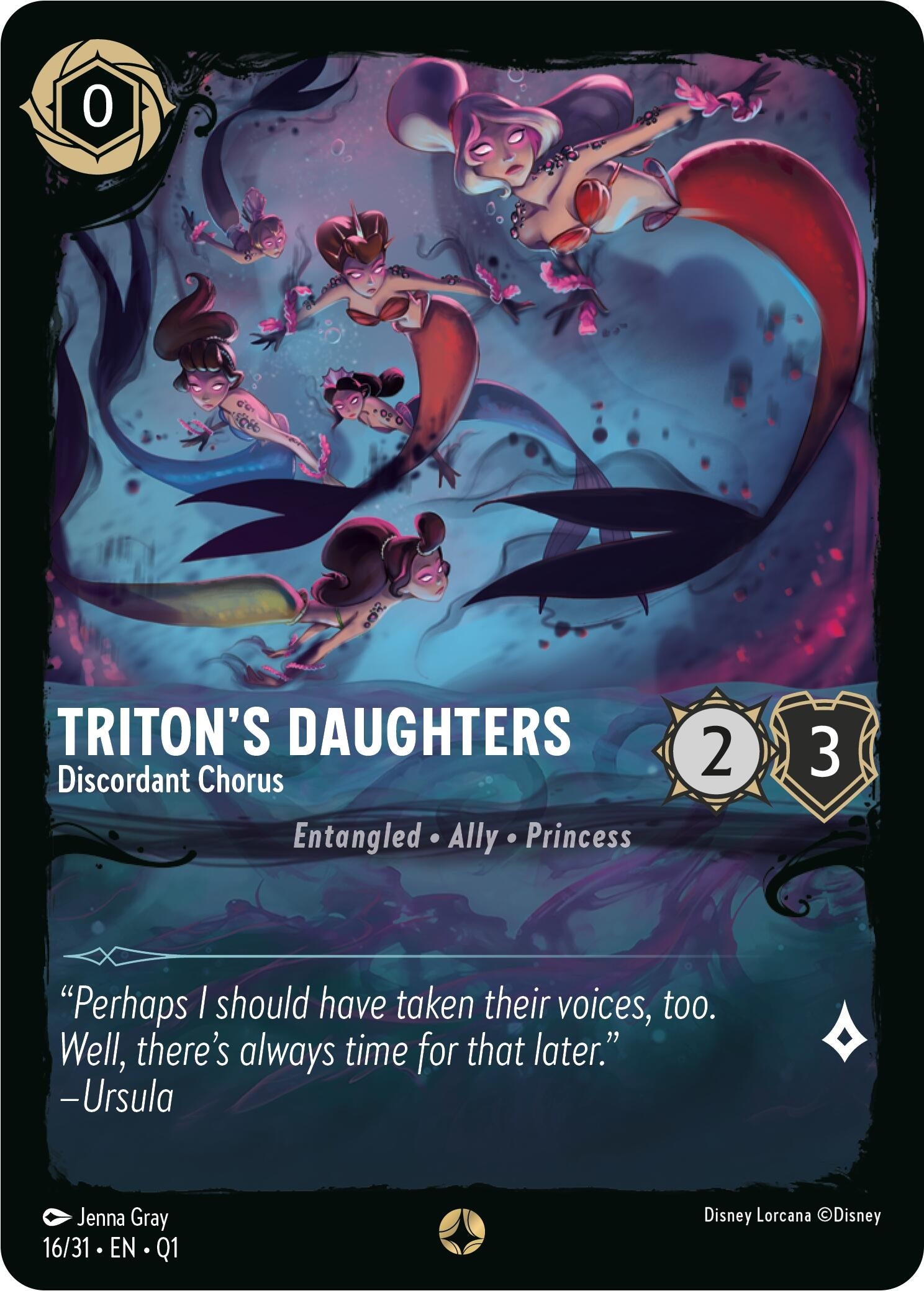 Image for Triton's Daughters - Discordant Chorus - Disney Lorcana