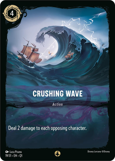 Image for Crushing Wave - Disney Lorcana