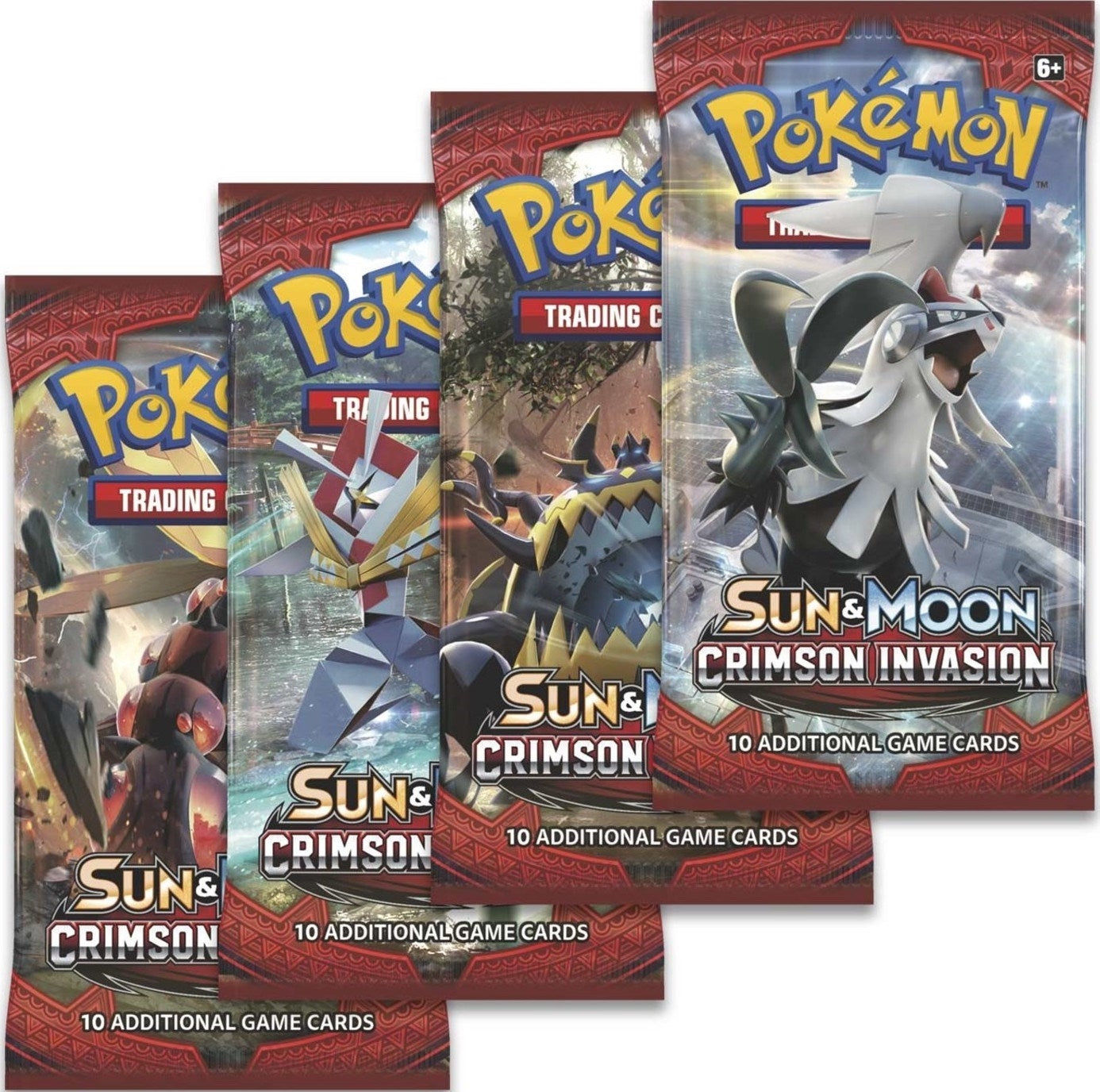 Crimson Invasion Booster Pack Art Bundle [Set of 4] (SM04)