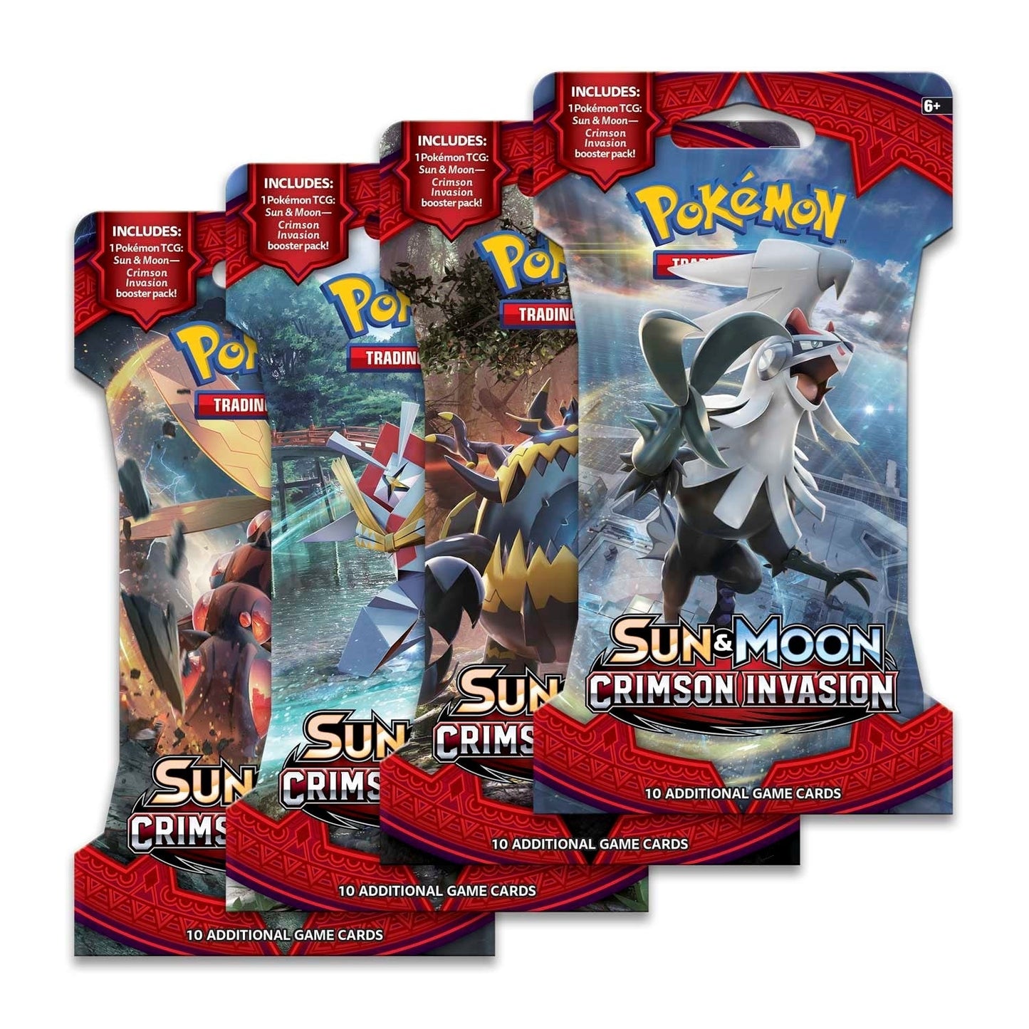 Crimson Invasion Sleeved Booster Pack Art Bundle [Set of 4] (SM04)