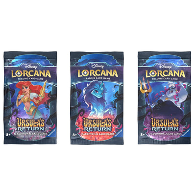 Image for Disney Lorcana: Ursula's Return Booster Pack Art Bundle [Set of 3] [Ursula's Return] - Disney Lorcana