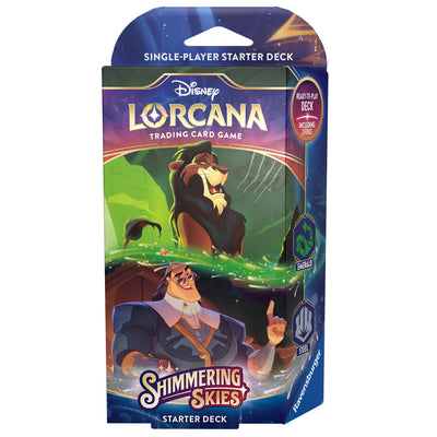 Image for Disney Lorcana: Shimmering Skies Starter Deck (Emerald & Steel) [Shimmering Skies] - Disney Lorcana