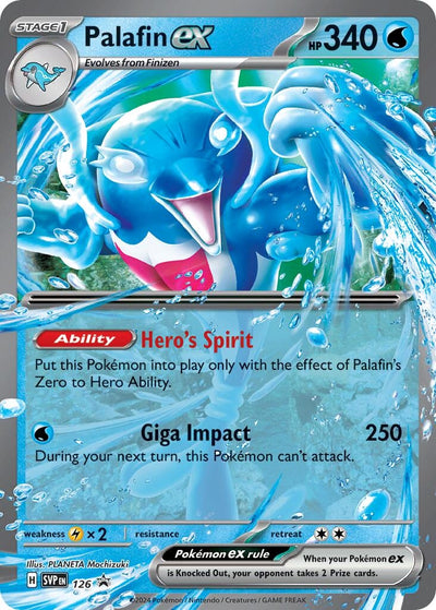 Image for Palafin ex - 126 (SV: Scarlet & Violet Promo Cards) (126) - Pokemon