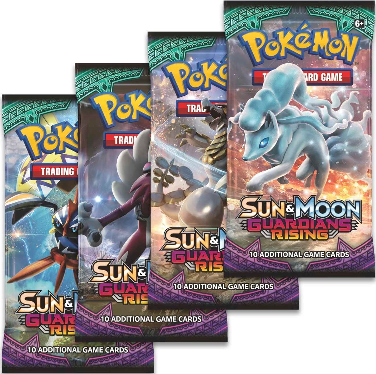 Guardians Rising Booster Pack Art Bundle [Set of 4] (SM02)
