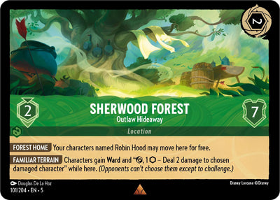 Image for Sherwood Forest - Outlaw Hideaway (Shimmering Skies) (101/204) - Disney Lorcana