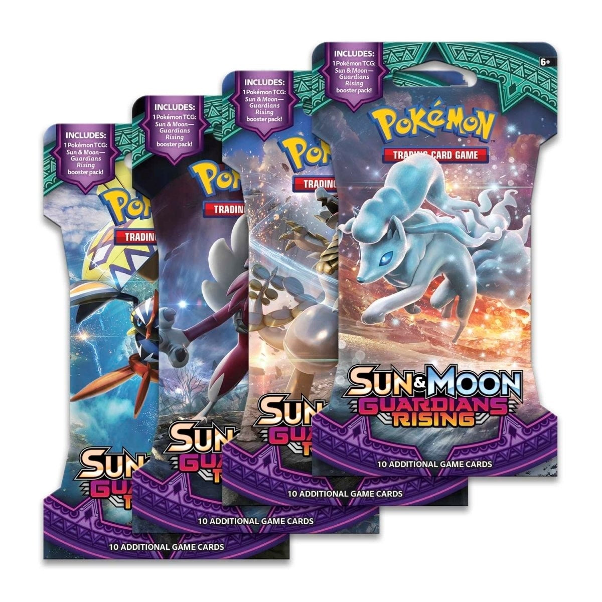 Guardians Rising Sleeved Booster Pack Art Bundle [Set of 4] (SM02)