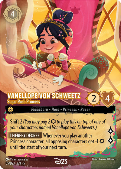 Image for Vanellope von Schweetz - Sugar Rush Princess (D23 Promos) (5) - Disney Lorcana