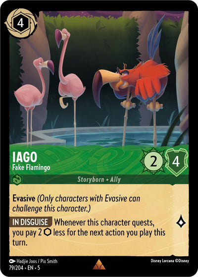 Image for Iago - Fake Flamingo (Shimmering Skies) (79/204) - Disney Lorcana
