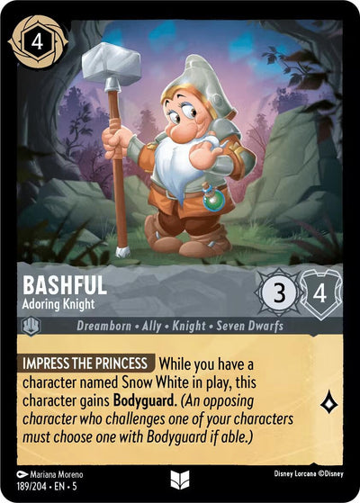 Image for Bashful - Adoring Knight (Shimmering Skies) (189/204) - Disney Lorcana