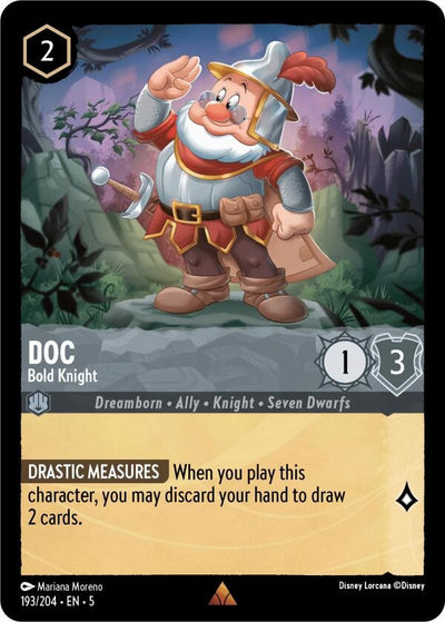 Image for Doc - Bold Knight (Shimmering Skies) (193/204) - Disney Lorcana