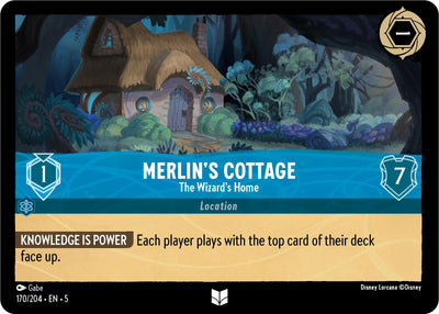 Image for Merlin's Cottage - The Wizard's Home (Shimmering Skies) (170/204) - Disney Lorcana
