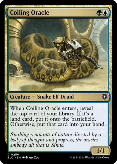 Image for Coiling Oracle (Commander: Bloomburrow) (250) - Magic: The Gathering