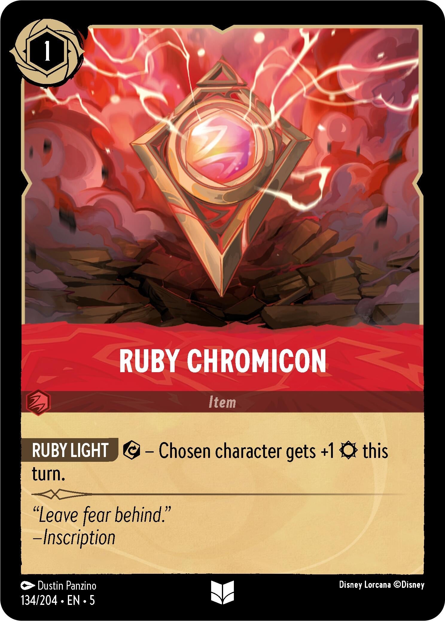Image for Ruby Chromicon (Shimmering Skies) (134/204) - Disney Lorcana