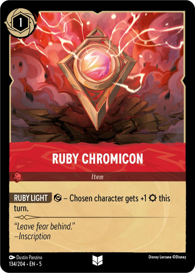 Image for Ruby Chromicon (Shimmering Skies) (134/204) - Disney Lorcana