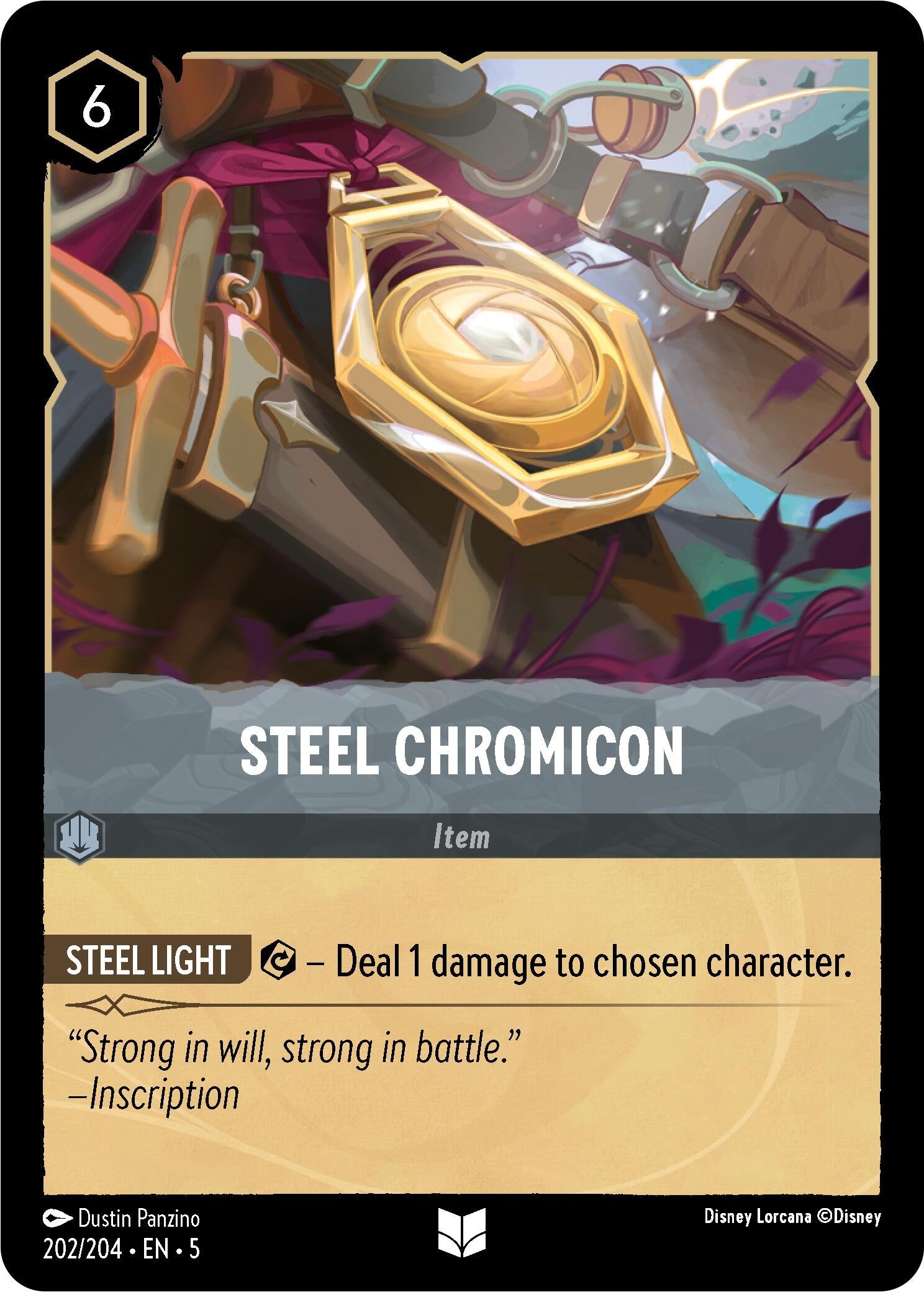 Image for Steel Chromicon (Shimmering Skies) (202/204) - Disney Lorcana