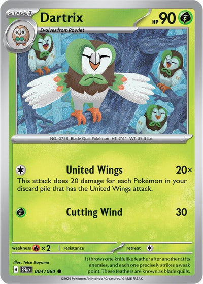 Image for Dartrix (SV: Shrouded Fable) (004/064) - Pokemon