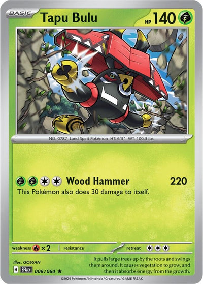 Image for Tapu Bulu (SV: Shrouded Fable) (006/064) - Pokemon