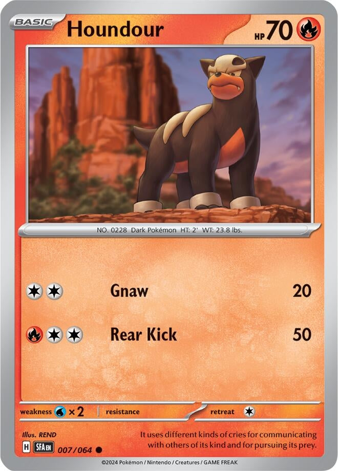 Image for Houndour (SV: Shrouded Fable) (007/064) - Pokemon