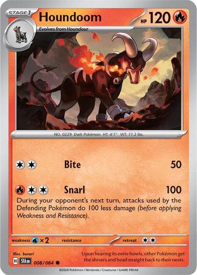 Image for Houndoom (SV: Shrouded Fable) (008/064) - Pokemon