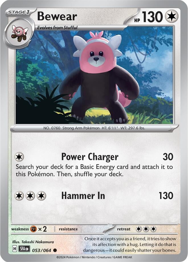 Image for Bewear (SV: Shrouded Fable) (053/064) - Pokemon