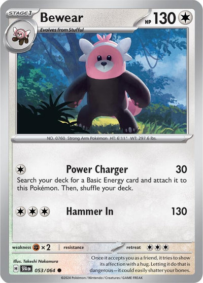 Image for Bewear (SV: Shrouded Fable) (053/064) - Pokemon
